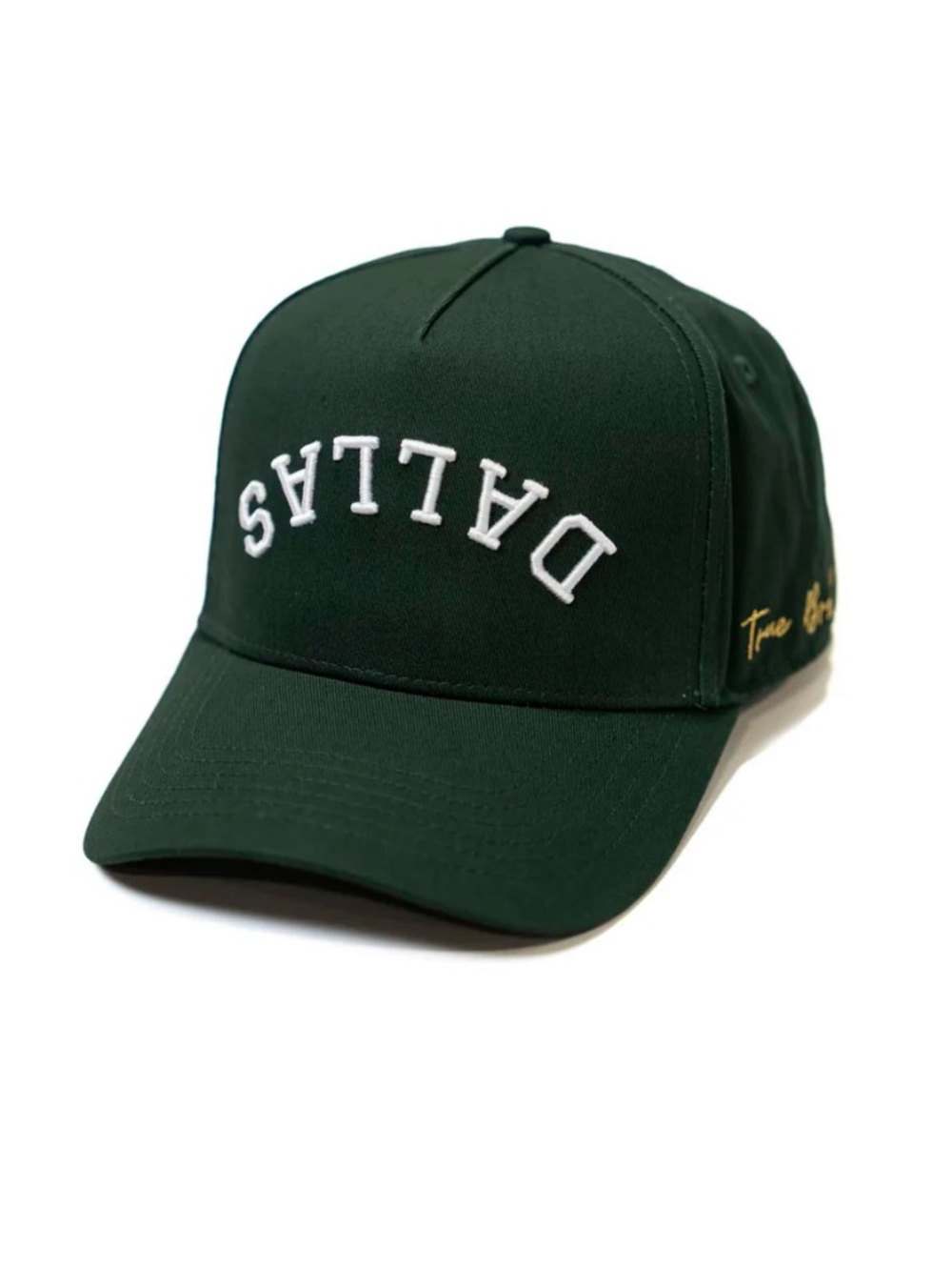 True Brvnd Precurved Dallas Snapback Forest Green